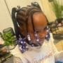 Kid's Braids with Hair added