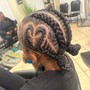 Kid's Braids with Hair added