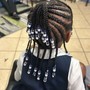 Kid's Braids with Hair added