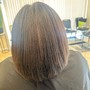 Boho knotless bob