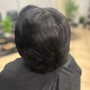 Boho knotless bob