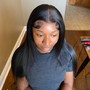 Silk Press/Natural Hair Style