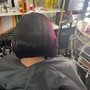 Quickweave  bob with brazillian hair