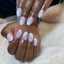 Acrylic short length nails