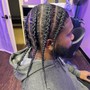 Men’s Box Braids with Beads