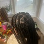 Large Knotless Box Braids