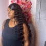 Large Knotless Boho Braids (synthetic)