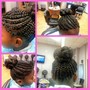 Large Knotless Braids (mid-back)