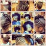 Cornrows (Feed-In Braids) 4 to 6