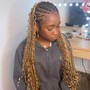 Medium Buttlengthed Knotless Braids