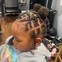 Kid’s retwist and style