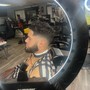 Men’s taper fade w beard lineup &amp; enhancements