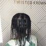 Take out Nubian or Spring twist, kinky twist, Senegalese twist