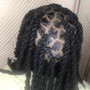 Take out Nubian or Spring twist, kinky twist, Senegalese twist