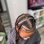 Braid down for wig/sew in install