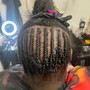 Woman’s braids