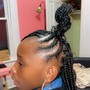 Feedin ponytail waist length