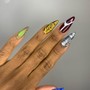 Gel Manicure (Simple Art)