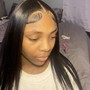 closure wig install