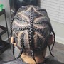 Natural hair plaits (Freestyle)