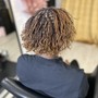 Loc PALM ROLL Retwist & Complex Style