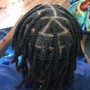 Two strand twists (full head)