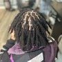 Kids Locs (Retwist and Style) 10 and under