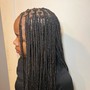 Large Knotless Braids