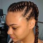 6-8 Basic Cornrows For Wigs