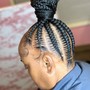 Large stitch ponytail