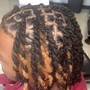 Small bohemian Knotless braids standard length