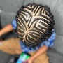 Double strand twist  (no wash)