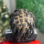 Two Braids Natural hair