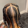 Two feed in braids