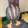 Natural Hair Scalp Braids (Small)