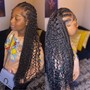 Adult Medium Knotless  Braids