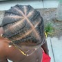 Men’s Braids (fade)