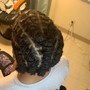 Small Amount of Box braids(NO WEAVE)