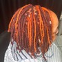 Two stand twist on natural hair with wash