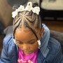 Kid's Braids w/beads(natural hair)