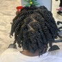 (Man Bun) Two Strand Twist