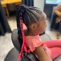 Kid Braided Updo Ponytail