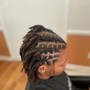 Loc detox retwist/style