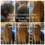 NEW-Invisible Crochet with Weft hair- Weave Install