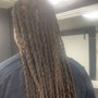 6 months Locs Retwist and style