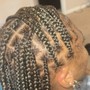 X-small knotless Braids