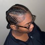 Men freestyle cornrows