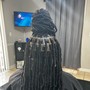 Traditional Loc Maintenance with temporary extensions (Marley Hair)