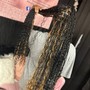 Synthetic Bohemian Faux Locs (w/ human waterfalls)