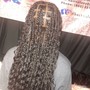 Synthetic Bohemian Faux Locs (w/ human waterfalls)